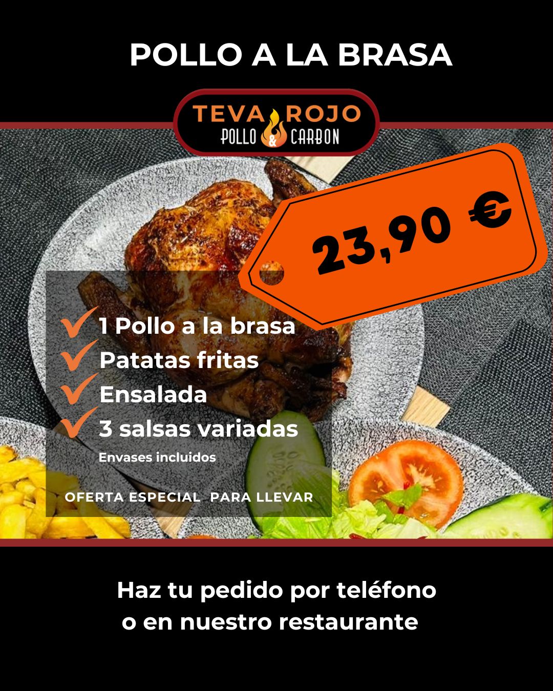 oferta pollo brasa llevar
